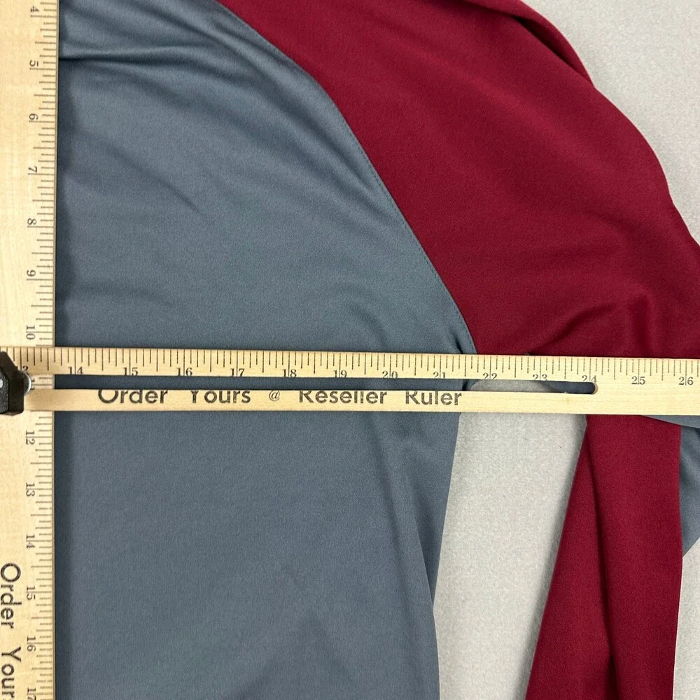 Winthrop Eagles Sweater Men Small Gray Red Adidas 1/4 Zip Track & Field S